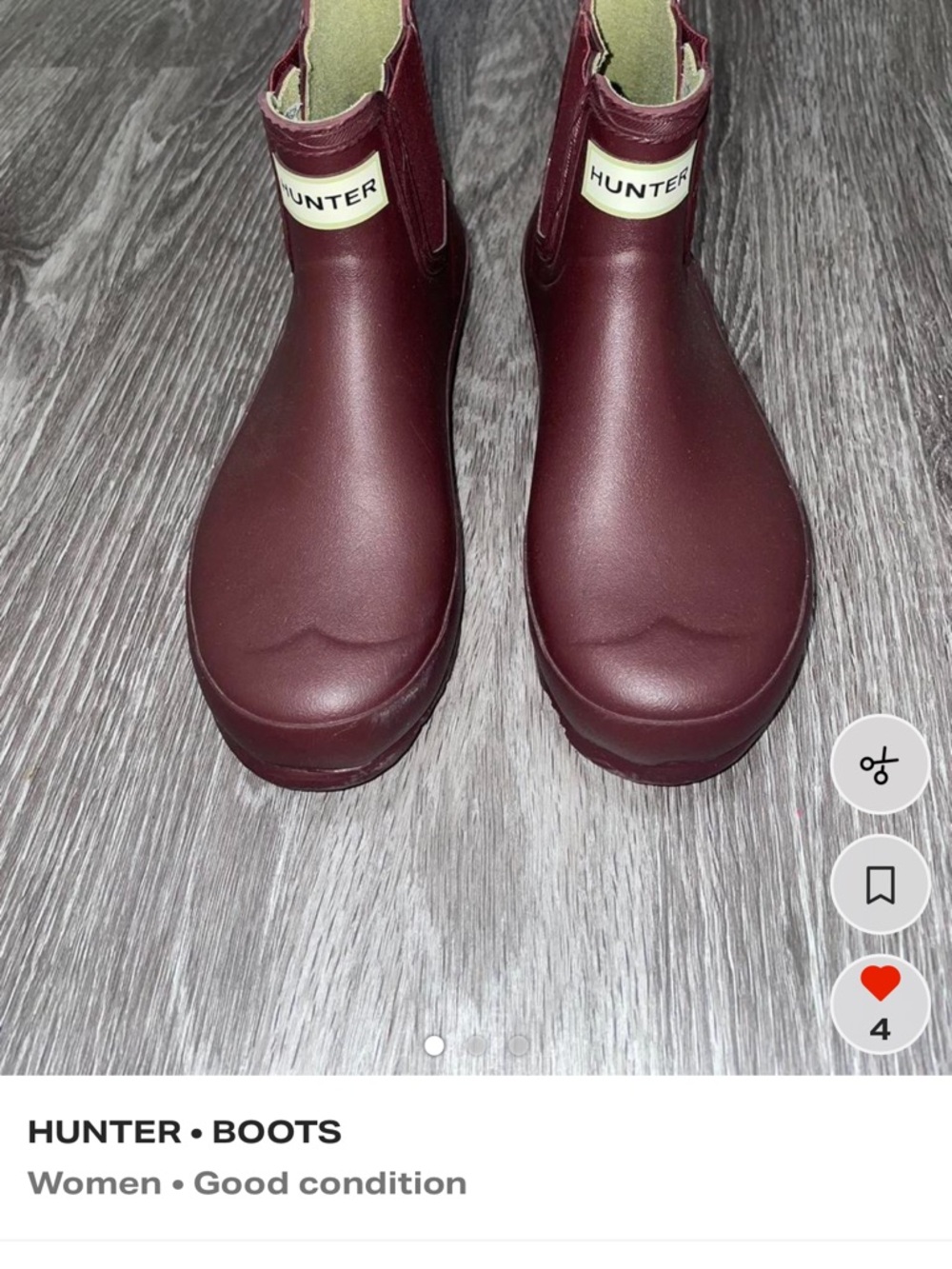 Hunter Chelsea boots